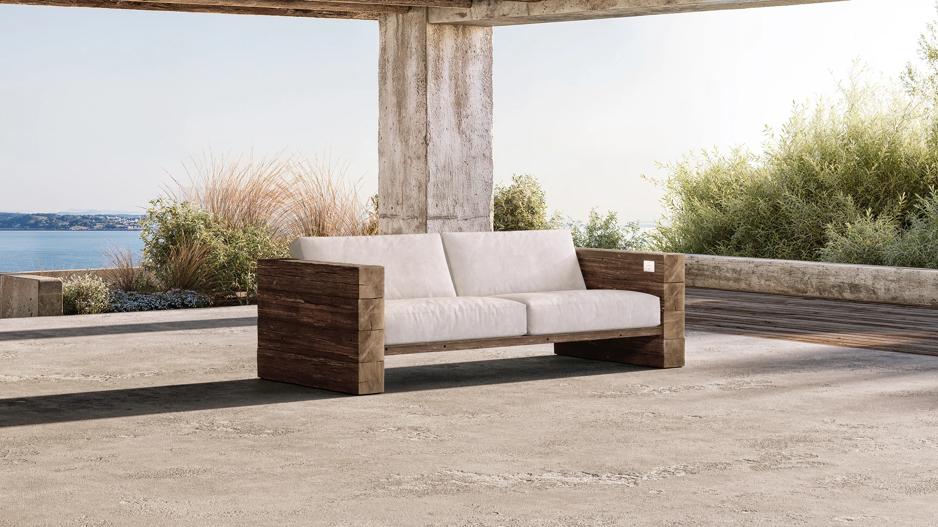 Sedir sofas outdoor raw oak white